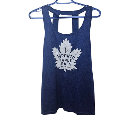 Toronto Maple Leafs Women's Blue Tank Top Medium